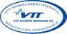 VTT-henkilösertifikaatti märkätilojen vedeneristäjä -logo